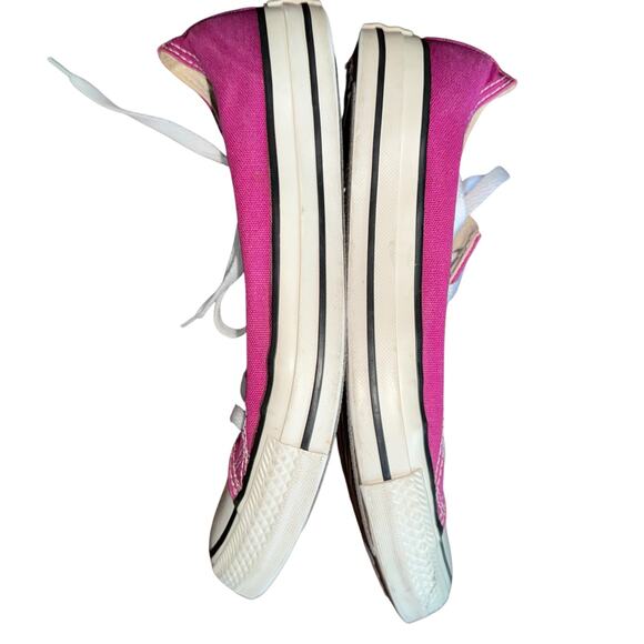 Converse All Star Pink Magenta White Chuck Taylor Paper Low Top Shoes size 7 - Picture 4 of 10